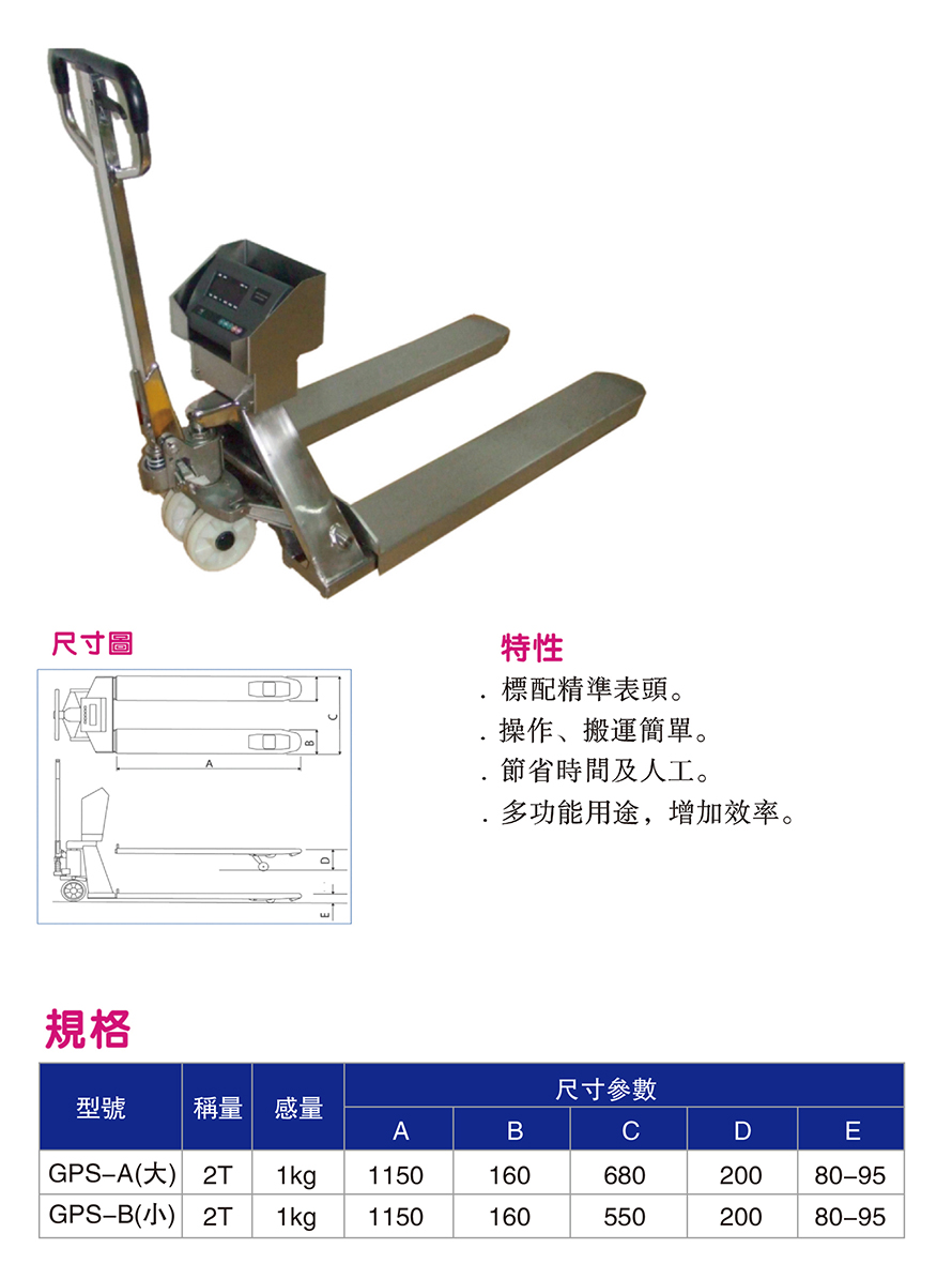 不銹鋼叉車秤