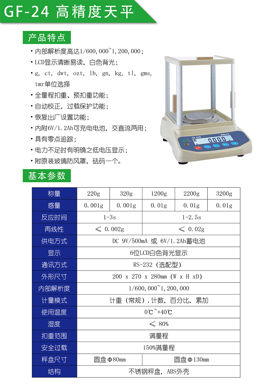 GF-24電子天平